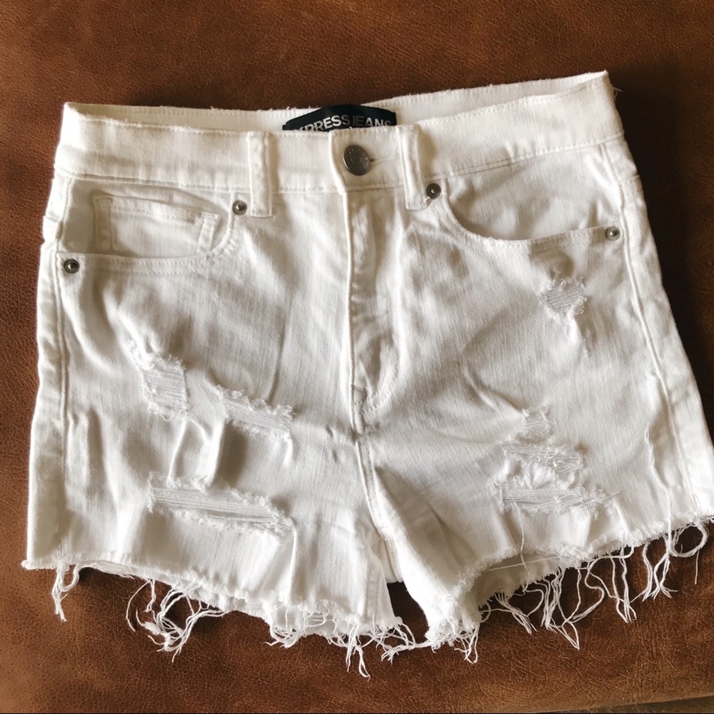Express high waisted shorts